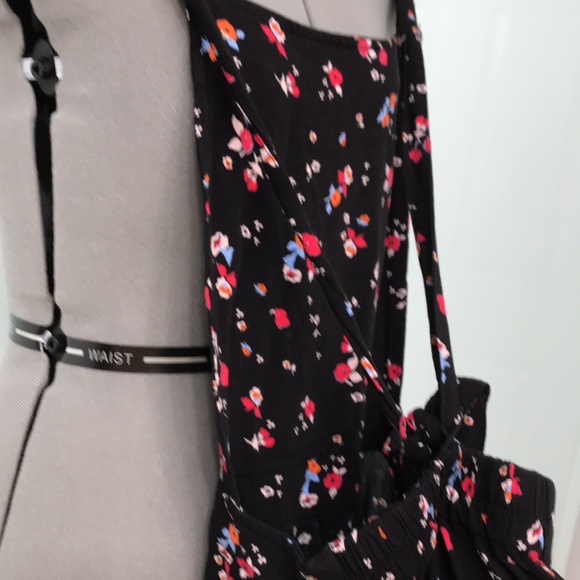 Free People floral short dungarees shirts overall - Picture 8 of 10